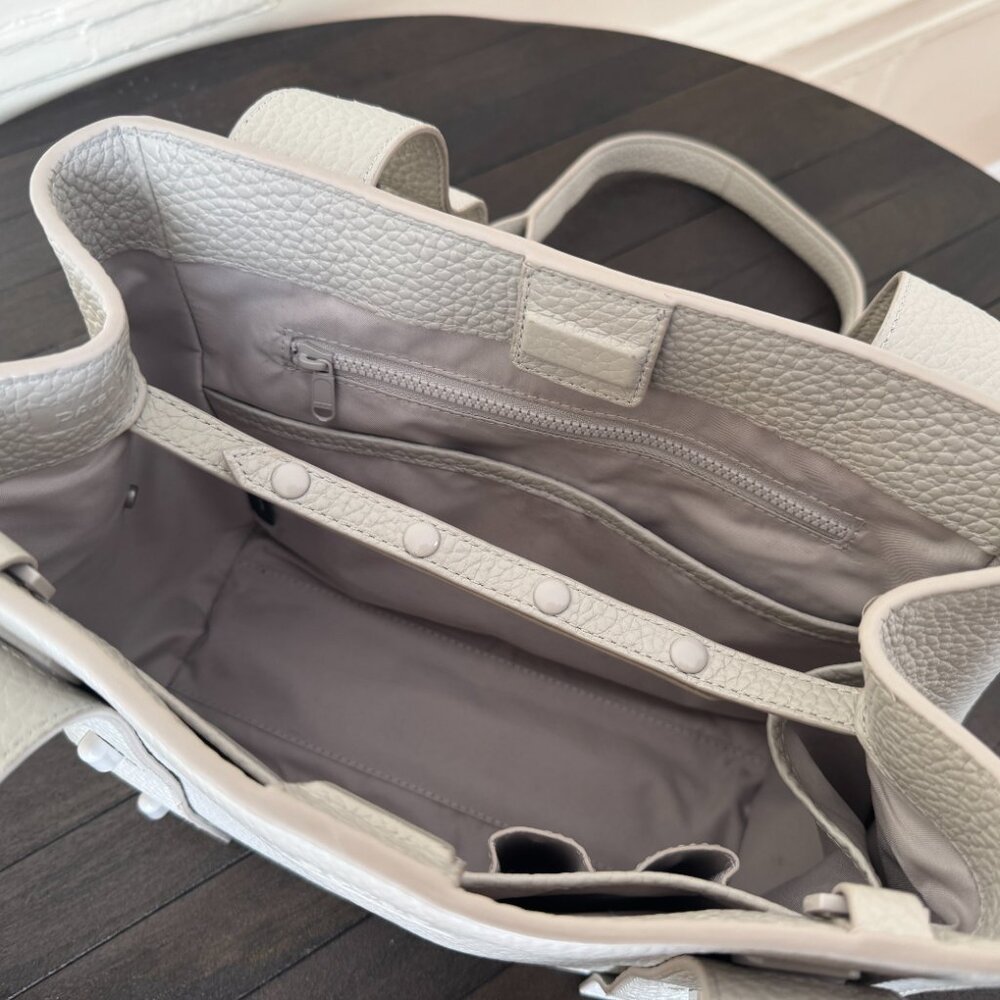 Dagne Dover Tokyo Turnlock Tote in Bone - Picture 6 of 13